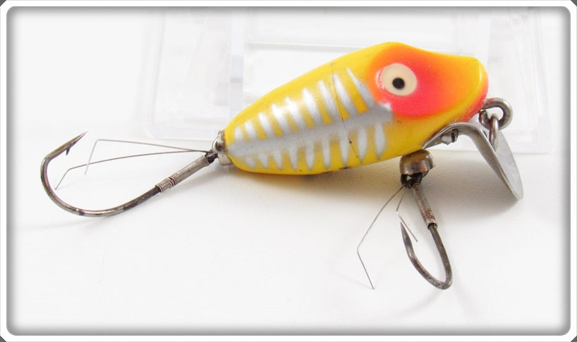 Vintage Heddon Yellow Shore Midgit Digit Lure