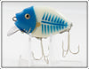 Heddon Bone Blue Head Blue Shore Punkinseed Spook In Box