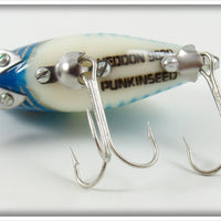 Heddon Bone Blue Head Blue Shore Punkinseed Spook In Box