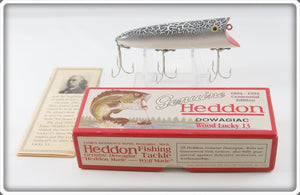 Heddon Green Crackleback Centennial Edition Lucky 13 Lure In Box