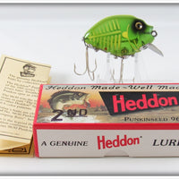 Heddon Clear Green Shore Punkinseed Spook 2nd Lure In Box