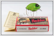 Heddon Clear Green Shore Punkinseed Spook 2nd Lure In Box