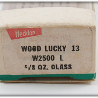 Heddon Perch Original Wood Lucky 13 In Box