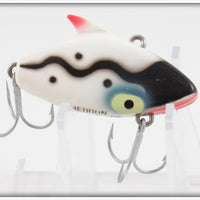 Heddon WSL White With Black Snake Line Super Sonic Lure