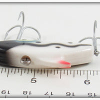 Heddon WSL White With Black Snake Line Super Sonic