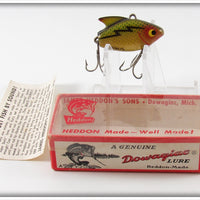 Vintage Heddon Perch Sonic Lure In Box