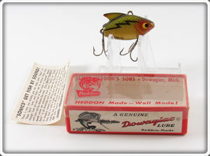 Vintage Heddon Perch Sonic Lure In Box