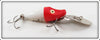 Heddon Red Head White Midget Deep Diver Runt In Box