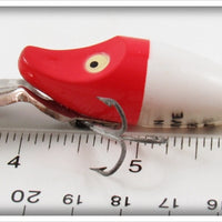 Heddon Red Head White Midget Deep Diver Runt In Box