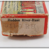 Heddon Red Head White Midget Deep Diver Runt In Box