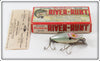 Vintage Heddon Shad Midget River Runt Lure In Box