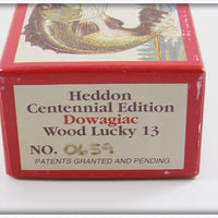 Heddon Strawberry Centennial Edition Lucky 13 In Box