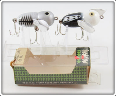 Heddon Silver Shore & BWH Tiny Crazy Crawler Lure Pair