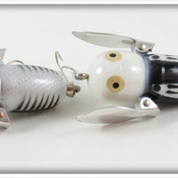 Heddon Silver Shore & BWH Tiny Crazy Crawler Pair With One Box