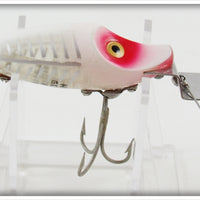 Vintage Heddon White Shore Midget Do Deeper River Runt Lure