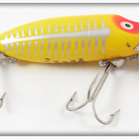 Vintage Heddon Yellow Shore River Runt Spook Floater Lure 