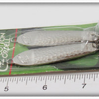 Cotton Cordell Chrome C.C. Spoon Pair On Card