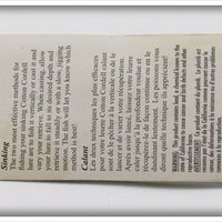 Cotton Cordell Chrome C.C. Spoon Pair On Card