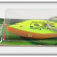 Cotton Cordell Hooked On Fishing Not On Drugs Keychain On Card