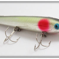 Vintage Cotton Cordell Chrome Green Scale Minnow Lure