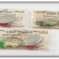 Erie Dearie Sensational Walleye Killer Lot Of Three In Packages