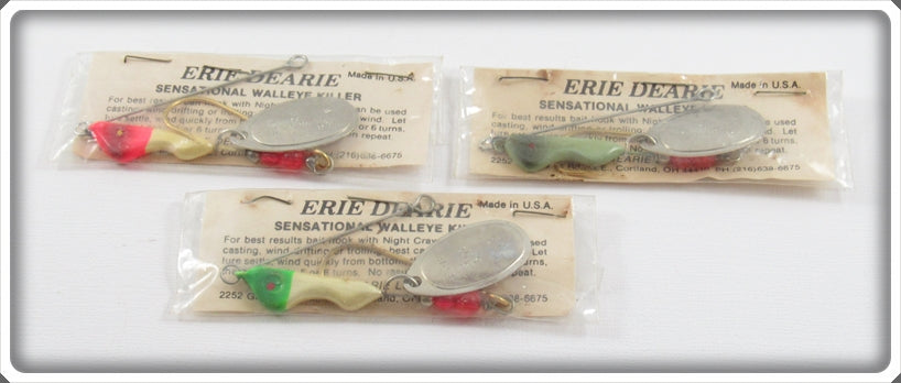 Erie Dearie Sensational Walleye Killer Lot Of Three In Packages