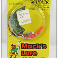 Vintage Mack's Lures Wedding Ring Spinner Lure On Card