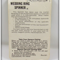 Mack's Lures Wedding Ring Spinner On Card