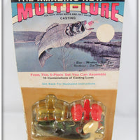 Vintage The Multi Lure Co Meenan Chub Multi Lure On Card