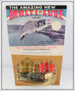 Vintage The Multi Lure Co Meenan Chub Multi Lure On Card