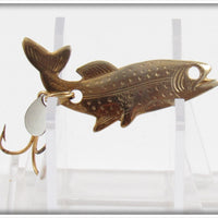 Vintage Atlantic Lures Metal Jumping Fish Lure