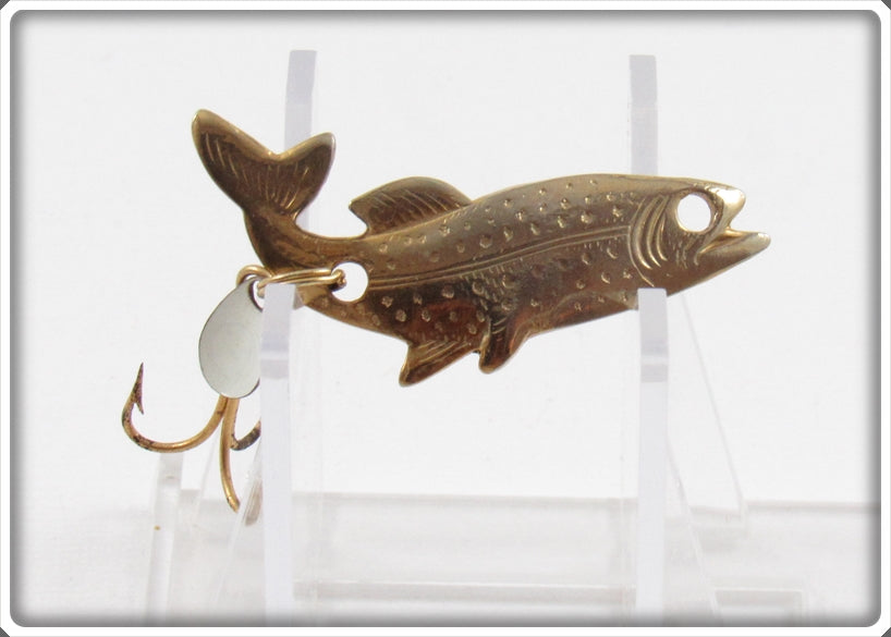 Vintage Atlantic Lures Metal Jumping Fish Lure