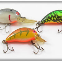 Bomber Perch, Crawdad & Silver Scale Model A Lure Lot Of Three