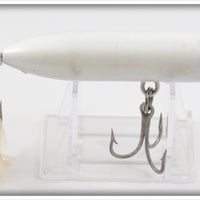 Vintage Cotton Cordell White Blue Eyes Near Nuthin' Lure