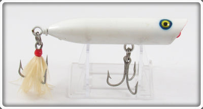 Vintage Cotton Cordell White Blue Eyes Near Nuthin' Lure