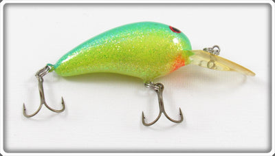 Norman Glitter Chartreuse & Blue Big N Lure