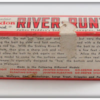 Heddon Red Head White River Runt In Box