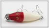 Heddon Red Head White River Runt In Box