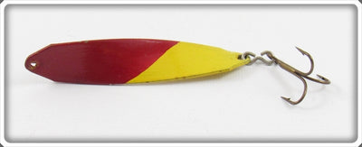 Vintage Unknown Yellow & Red Spoon Lure