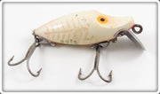 Vintage Heddon Spook Ray White & Red Midget River Runt Lure