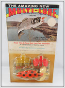 Vintage The Multi Lure Co Tiger Spot Multi Lure On Card