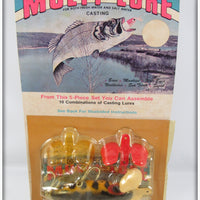 Vintage The Multi Lure Co Wally A Multi Lure On Card