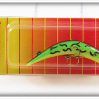 Lazy Ike Pradco Fire Tiger Ike Lure On Card
