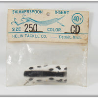 Vintage Helin Coach Dog Swimmerspoon Insert In Package