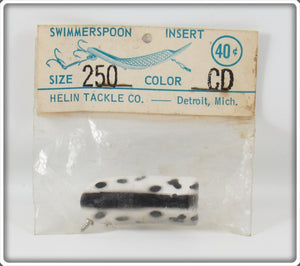 Vintage Helin Coach Dog Swimmerspoon Insert In Package