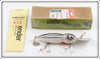 Vintage Whopper Stopper Gray Scale Hellbender Lure In Box