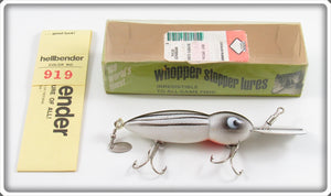 Vintage Whopper Stopper Gray Scale Hellbender Lure In Box