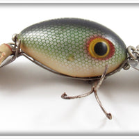 Vintage Fred Arbogast Green Scale Hula Diver Lure