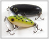 Arbogast Black & Frog Jitterbug Pair