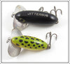 Arbogast Black & Frog Jitterbug Pair